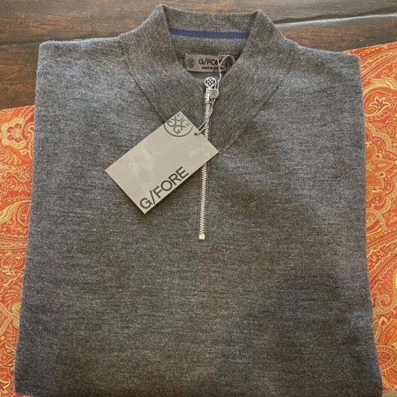 G/FORE Golf V NECK WOOL SWEATER Wool Men's XL MSRP $255